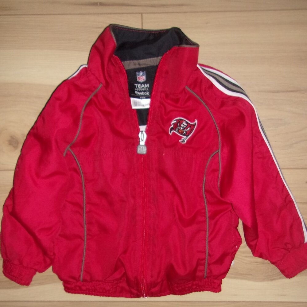 NFL Red Tampa Bay Buccaneers Kids Jacket by Reebok